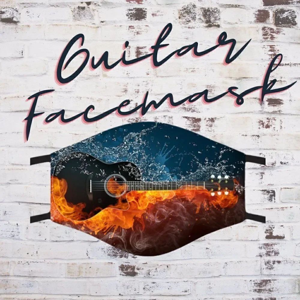 Facemask Electric Guitar Personal Protection Equipment PPE Unisex